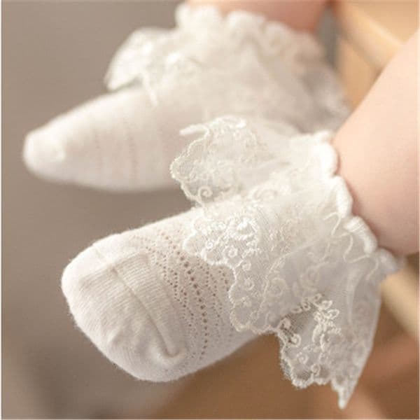 Lace Ruffle Princess Socks - Image 4