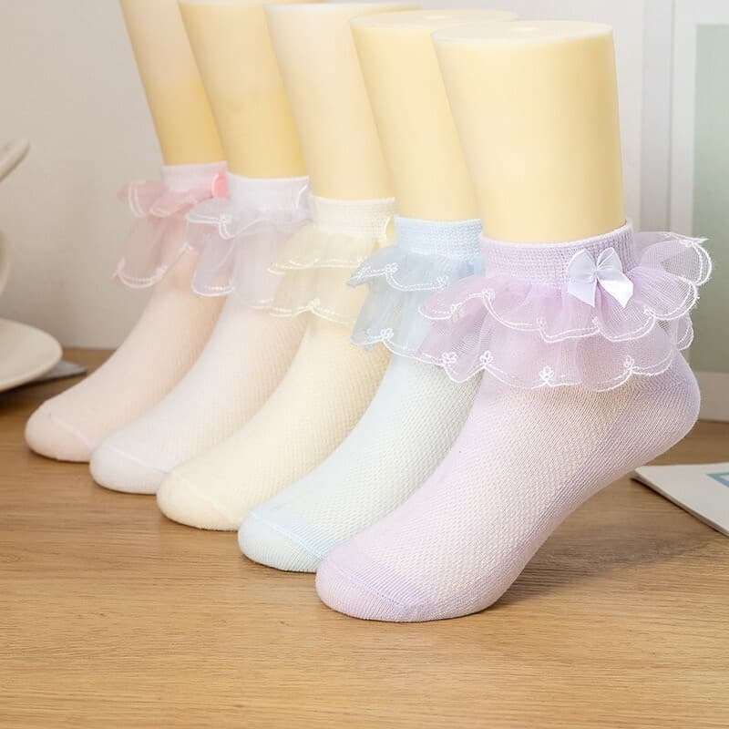 Lace Ruffle Princess Socks - Image 2